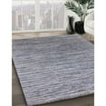 thumbnail image 3 of Ahgly Company Machine Washable Indoor Round Industrial Modern Mist Blue Area Rugs, 8' Round, 3 of 7