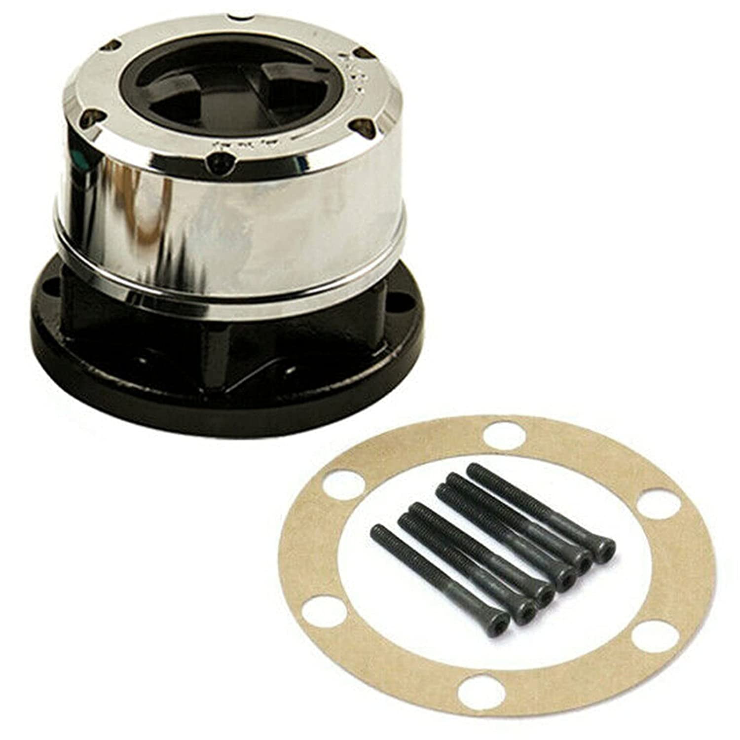 1 Pack Premium Manual Locking Hub with Zinc Aluminum Alloy Dial Locking