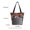 thumbnail image 4 of Kdxio A Cup Of Black Coffee On A Saucer Women Reusable Grocery Bags Foldable Ripstop,Reusable Shopping Bags for Shopping,Gym,Gift, 4 of 7