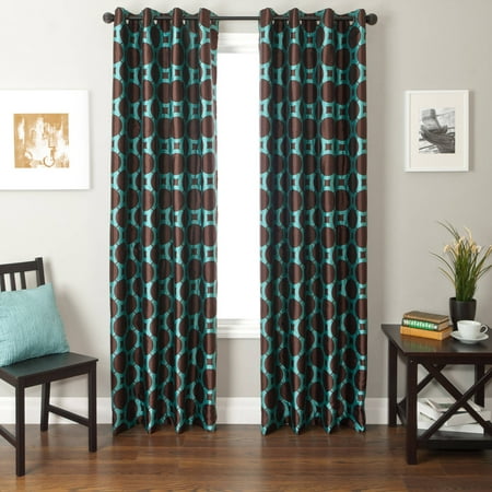 Circle Window - Softline Catara Circle Grommets Top Curtain Panel