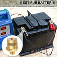 thumbnail image 6 of M6 battery terminal adapter pair, brass battery terminals, car battery connection terminals terminal column battery terminals pair, battery terminal adapter for car batteries, 6 of 7