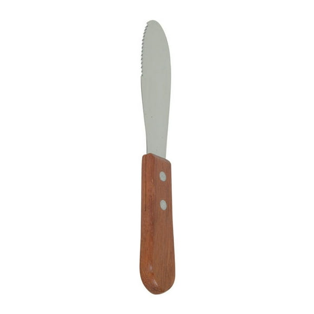 Excellante 7" sandwich spreader, wood handle, comes in each Walmart
