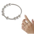thumbnail image 4 of Anillo giratorio, anillo antiansiedad con anillo antiansiedad, anillos de acero inoxidable, características líderes en su clase, 4 of 8