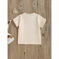 thumbnail image 4 of Bagilaanoe Toddler Baby Girls Birthday T-Shirts Letter Print Short Sleeve Tees 1T 2T 3T 4T 5T 6T 7T Kids Summer Casual Tops Clothes, 4 of 7