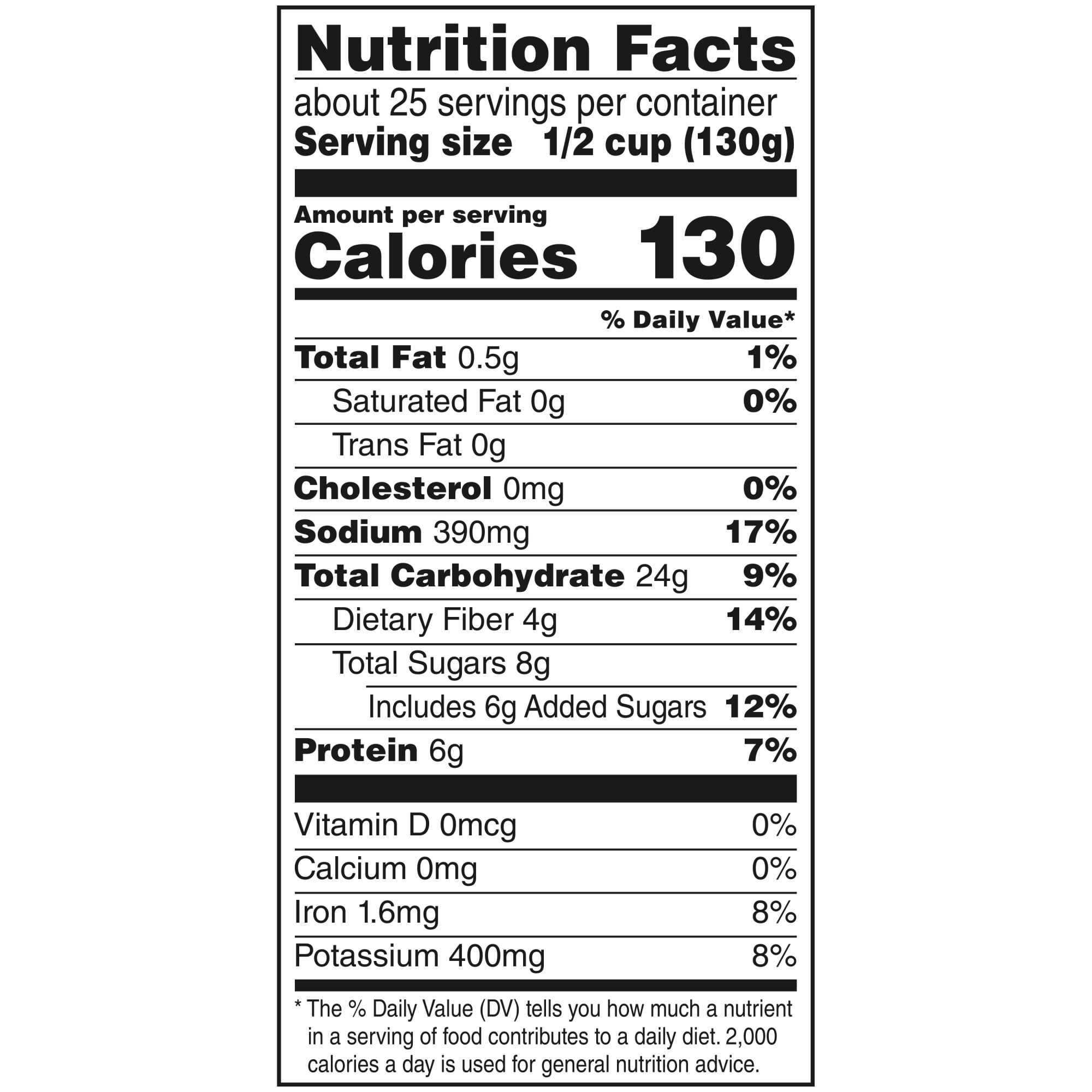 Van Camp's Pork and Beans, 6g Protein Per Serving, Canned Beans, 114 oz. Can