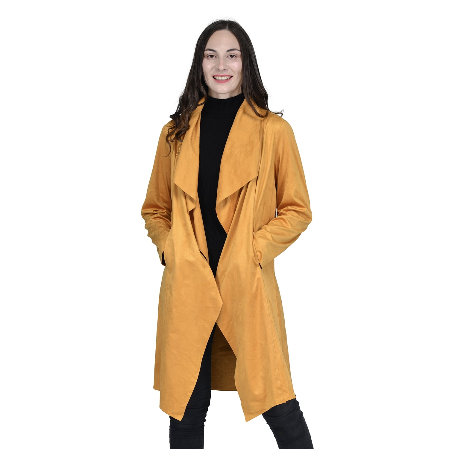 Shop LC Passage Gold Faux Suede Long 