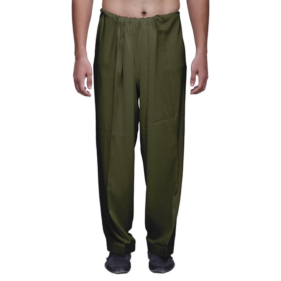 Atasi Adjustable Men Drawstring Ethnic Bottom Pant Ready made Rayon Pajama