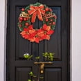 thumbnail image 6 of BNNG Christmas Wreaths For Front Door Artificial Christmas Wreath, Green, Elegance, White Lights, Decorated with Pine Cones, Berry Clusters, Ball Ornaments, Christmas Collection, 6 of 7