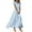 Blue C, variant on A Line Dresses for Women Summer V Neck Maxi Dresses Casual Vacation Floral Dress, Gifts for Women XL