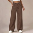 thumbnail image 2 of SERTGUTR Girls' Jeans High Waist Loose Fit Wide Leg Stretch Fabric Side Pockets Comfortable School Everyday Wear Pants, 2 of 9