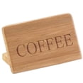 thumbnail image 1 of Cal Mil 606-1 Signe de Boisson de Café en Bambou - 3 x 1 x 2 Po., 1 of 1