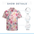 thumbnail image 7 of High Quality Hawaiian Shirts for Men Short Sleeve Aloha Beach Shirt Floral Summer Casual Button Down Shirts Blouses 4YNHNR, 7 of 7