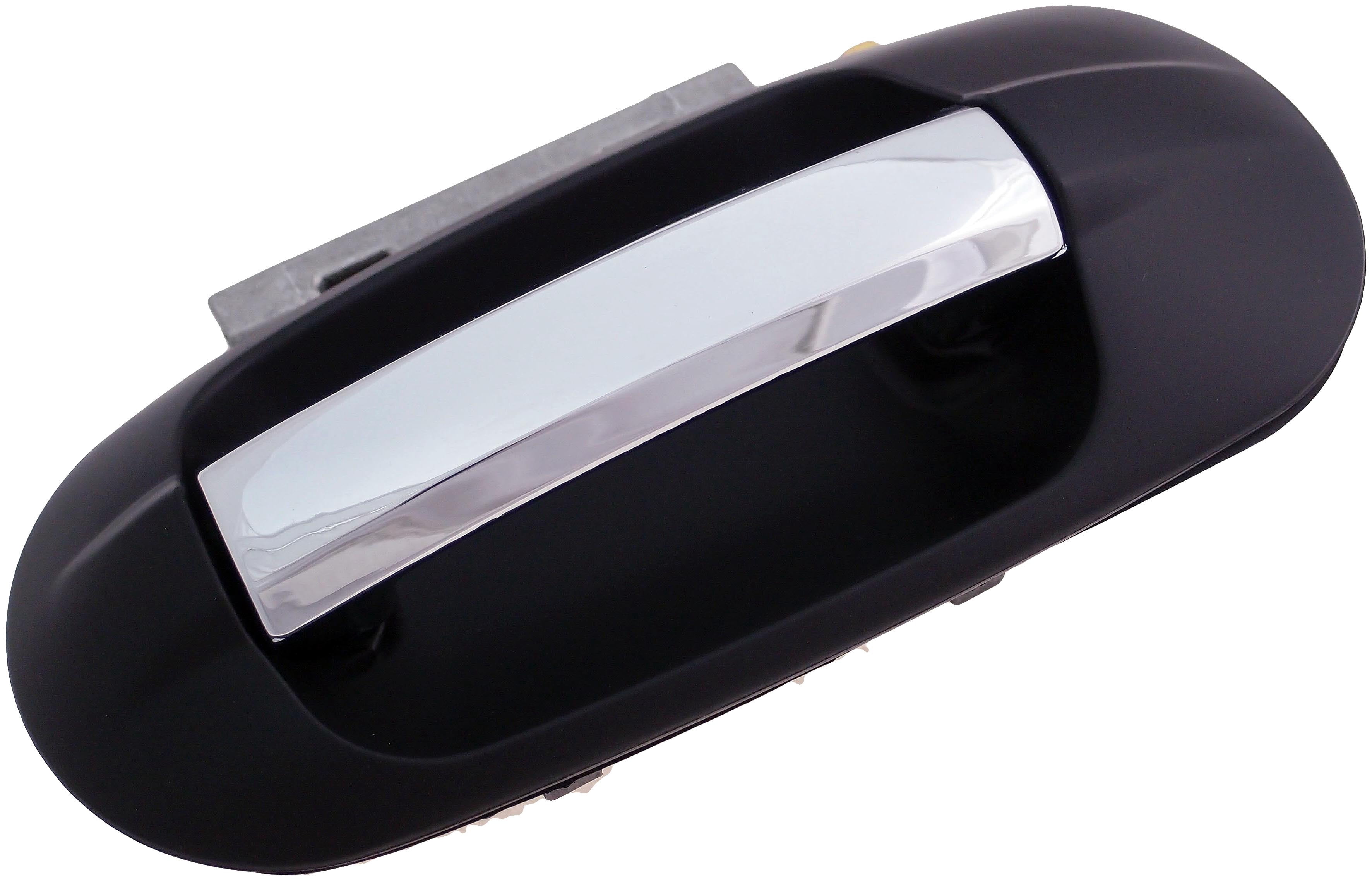 Dorman 83331 Rear Driver Side Exterior Door Handle for Specific Ford / Lincoln Models, Chrome Lever and Black Housing