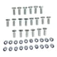 thumbnail image 1 of 20 piezas de pernos y tuercas de corte para quitanieves, accesorios compactos, hardware práctico profesional, reemplaza a los de alta resistencia, 1 of 8