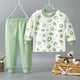 thumbnail image 3 of Conjunto de ropa interior cómoda con abertura en los hombros para niños, ropa de otoño, pantalones de otoño, ropa de casa para bebé, pijamas para niños y niñas de tamaño pequeño y mediano, 3 of 5