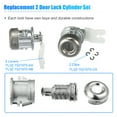 thumbnail image 6 of Unique Bargains Door Lock Cylinders Ignition Switch w/ Keys 7C3Z-1521990-A 1L3Z-11582-A for Ford E150 E250, 6 of 6