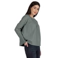 thumbnail image 2 of Moomaya Haut en Dentelle Style Victorien pour Femmes Manches Longues Tunique Décontractée, 2 of 6