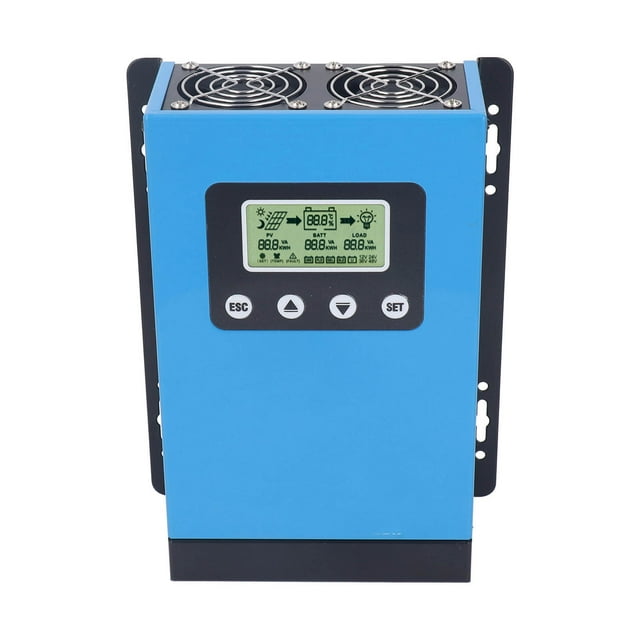 Controlador de Carga Solar MPPT con Pantalla LCD 12 V 24 V 36 V 48 V Regulador de Panel Solar de Identificación Automática Controlador de Energía Solar ANGGREK Otros