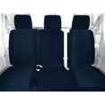 thumbnail image 2 of CalTrend Rear 60/40 Split Back & Solid Cushion O.E. Velour Seat Covers for 1997-1999 Toyota Camry - TY312-04RR Blue Premier Insert with Classic Trim, 2 of 3