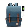 thumbnail image 5 of Retro Outdoor Large Capacity Travel Backpack with USB Charging Port - Perfect for School and Casual Use!, 5 of 5