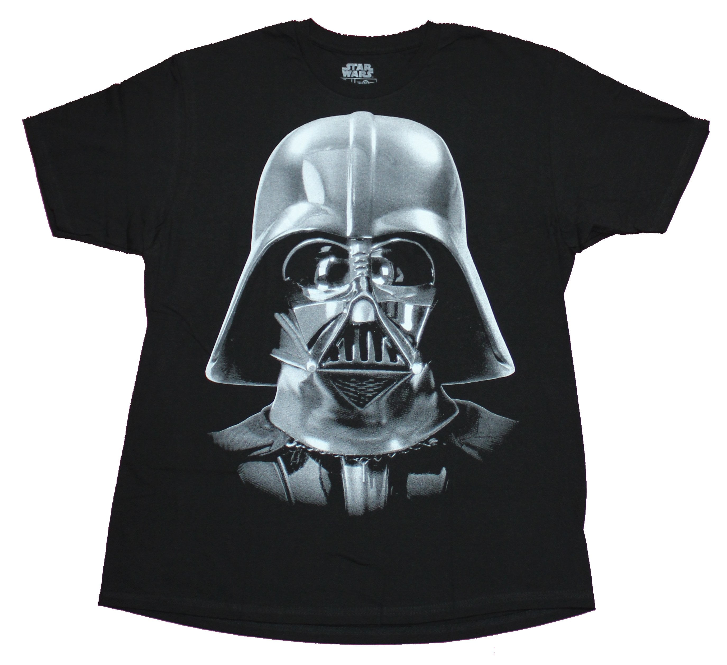 Mad Engine - Star Wars Mens T-Shirt - Photorealistic Darth Vader Head ...