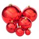 thumbnail image 2 of Adornando bolas de Navidad Adornos de árbol de Navidad de bolas grandes de plástico plateado/dorado/rojo, 2 of 4