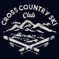 thumbnail image 2 of Girl's Lost Gods Distressed Ski Club Graphic Tee Navy Blue X Large, 2 of 4