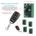 thumbnail image 3 of DC 12V 4CH Channel 433Mhz Wireless RF Switch Long Range Wireless Remote Control Switch DC12V RF Relay Receiver Module Transmitter Toggle Switch 1527 Chip Smart Home Automation 2, 3 of 7