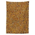thumbnail image 3 of Ambesonne Psychedelic Tablecloth Rectangular Table Cover, Hallucinatory Plasma, 60"x90", Orange Brown, 3 of 4