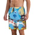 thumbnail image 2 of Blue'S Clues Mens Swim Trunks Quick Dry Board Shorts with Mesh Lining, Hawaii Beach Shorts Swimwear Bathing Suits, 2 of 8