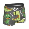 thumbnail image 3 of Junzan Cartoon Dinosaurs.Cute Dinosaurs Mens Underwear Boxer Briefs For Men’s - Large, 3 of 9
