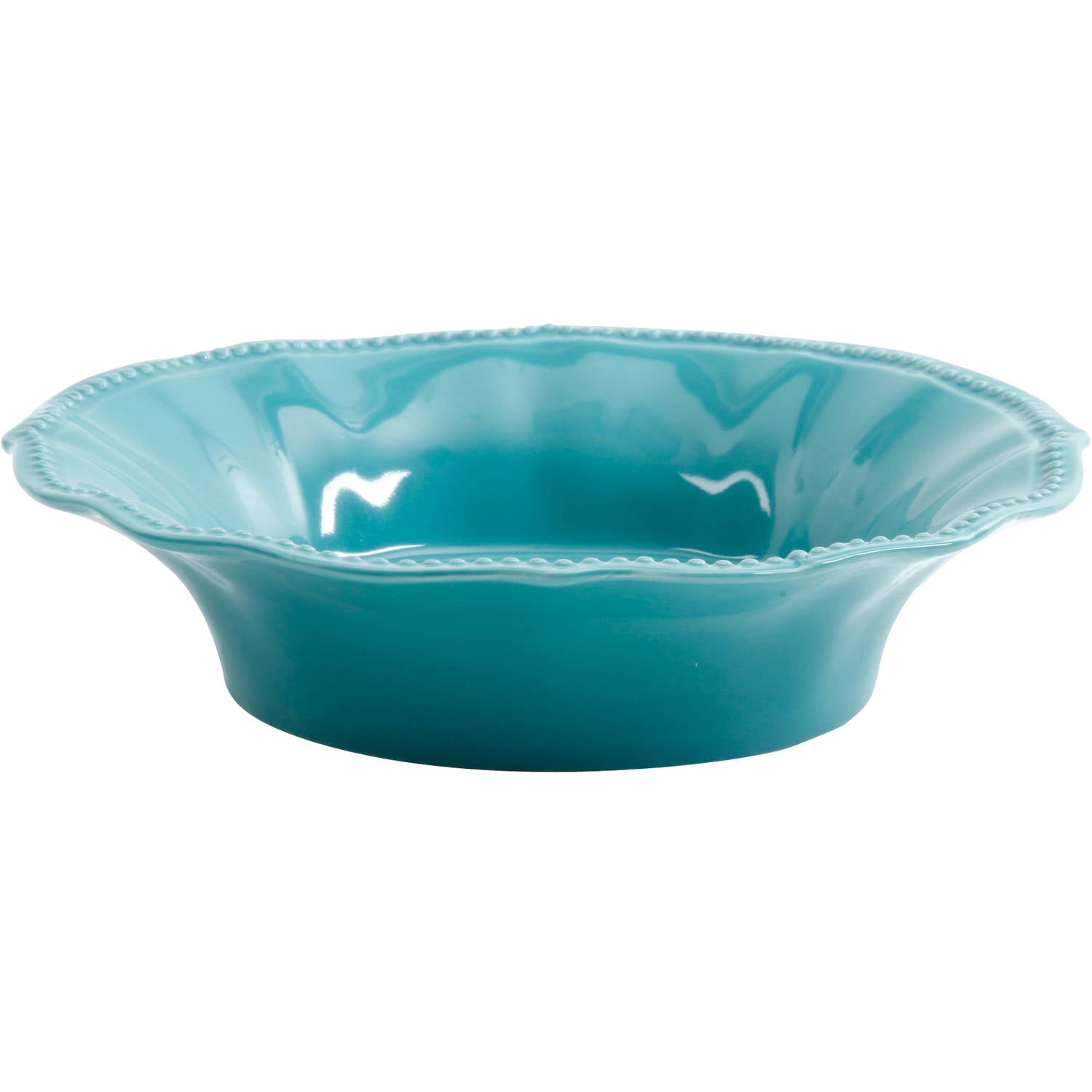 The Pioneer Woman Paige 12-piece Crackle Glaze Dinnerware Set Turquoise 