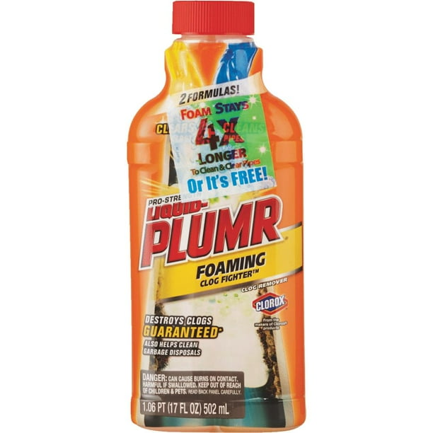 LiquidPlumr ProStrength Foaming Clog Fighter Drain Cleaner Walmart