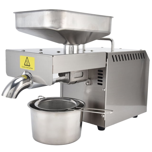 Prensa de Aceite Automática Bling Bling Extractor de Aceite Inoxidable Grado Profesional