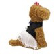 thumbnail image 4 of Billuyoard Vestido de Animal PEQUEÑO para mascotas, , correa, chaleco de cuerda, arnés, ropa, vestido con anillo en D Ropa para mascotas Negro METRO, 4 of 6