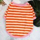 thumbnail image 1 of Zhuge Camiseta para perros y gatos, camisetas transpirables para mascotas, sudadera para cachorros, ropa para perros, prendas de vestir, abrigos para perros pequeños, medianos y gatos, naranja, M, 1 of 4
