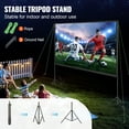 thumbnail image 4 of KFFKFF Indoor & Outdoor 120" Projector Screen with Tripod Stand, Black, 4 of 9