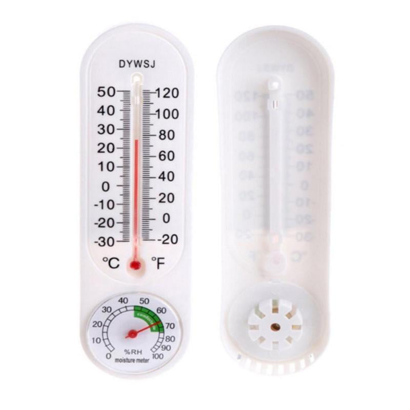 NEW Garage Office Indoor Wall-mounted Greenhouse Hygrometer Breeding Thermometer