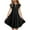 Black, variant on Kid Girl Dresses Flutter Sleeve Summer Dresses A-Line Tiered Swing Green Dress Girls Party Dress