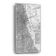 thumbnail image 2 of Epic Art 'Tinted Map of Chicago' by  Vision Studio, Acrylic Glass Wall Art, 24"x48", 2 of 8