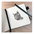 thumbnail image 2 of Libreta Sakura Sketch Book Hoja Blanca 12x12cm 140g 80 H Negro, 2 of 5