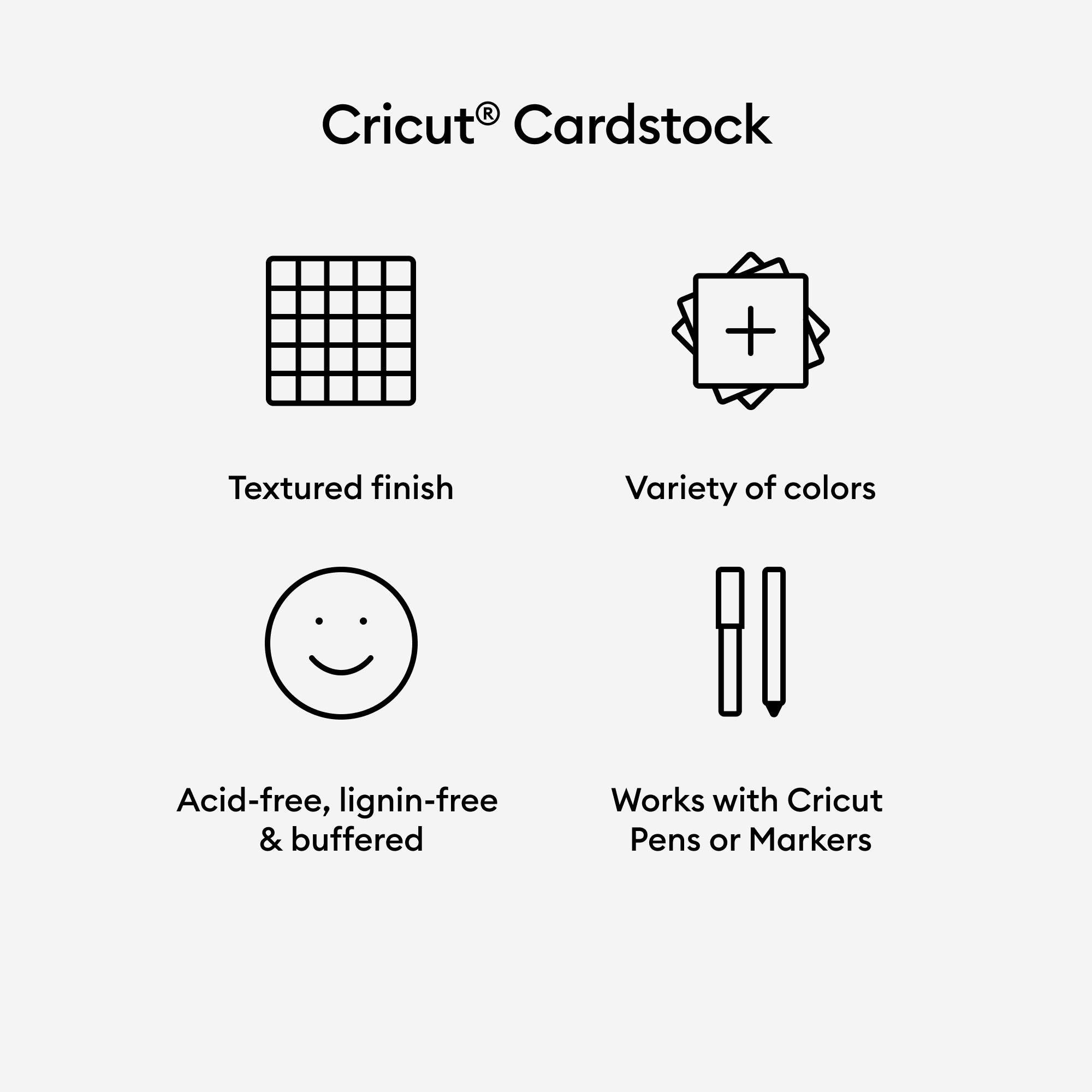 Cricut® Venture Cardstock Sampler, Neutrals - 24 in x 28 in (50 ct)