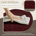 thumbnail image 4 of Chair Cushions for Dining Chairs 6 Pack, D-Shaped Kitchen Chair Cushions with Ties Set of 6, 2.5" Thick Seat Cushions for Dining Room/Kitchen Chairs, 17" x 16", Burgundy, 4 of 15
