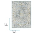 thumbnail image 3 of Livabliss Harput Vintage Medallion Area Rug,6'7" x 9',Pale Blue, 3 of 9