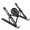 Black, variant on Adjustable Laptop Stand for Desk, Foldable Aluminum Stand for MacBook, Dell, HP, 10-17” Laptops with Cooling Fan, Ergonomic & Portable Design