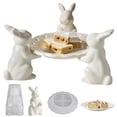 thumbnail image 2 of Yyuenw Easter Decorations, Silicone Mould Easter Silicone Mould Easter For Spring Easter Easter Bunny Plaster Moulds For Casting, Easter Decor, 2 of 7
