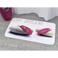 thumbnail image 2 of Evideco French Home Goods Memory Foam Bathroom Rug 36"x24", Zen Attitude Print, Pink Stones Design, Soft Cushioned Mat, Anti-Slip Backing, Quick Dry,, 2 of 7