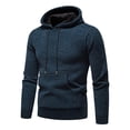 thumbnail image 4 of Chaqueta de lana con capucha de suéter casual de otoño invierno de moda para hombres Pompotops oipoqjl36681, 4 of 5