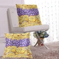 thumbnail image 6 of Citrus Delight 16x16in 2-Piece Cotton Fleece Throw Pillow Covers, Shrink Resistant, Hidden Zip, 6 of 6