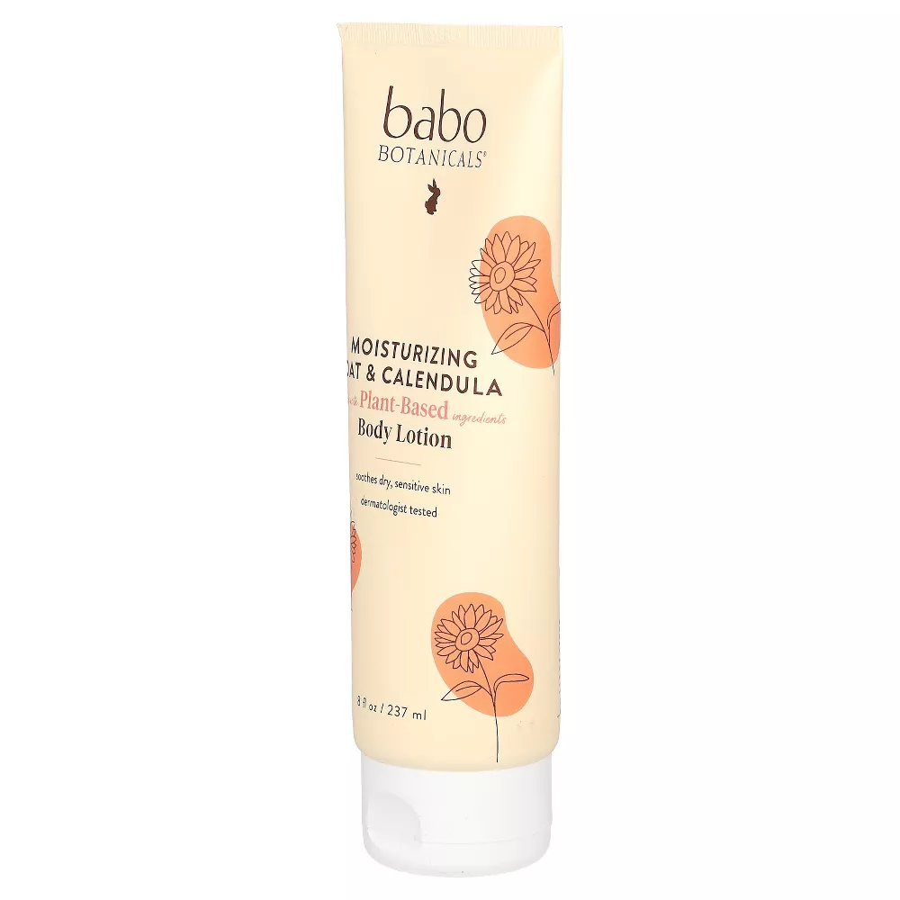 Babo Botanicals - Oatmilk Calendula Moisturizing Baby Lotion - 8 fl oz